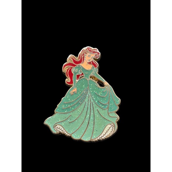 Disney The Little Mermaid Ariel Pin Sparkle Glitter Dress 2009 Princess - Picture 1 of 10
